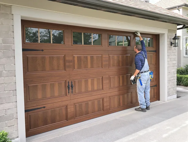 Custom garage door showcase by Pembroke Garage Door Repair in Pembroke