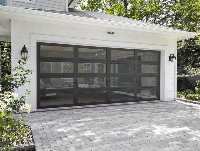 Pembroke Garage Door Repair design specialist presenting custom garage door options to Pembroke homeowner