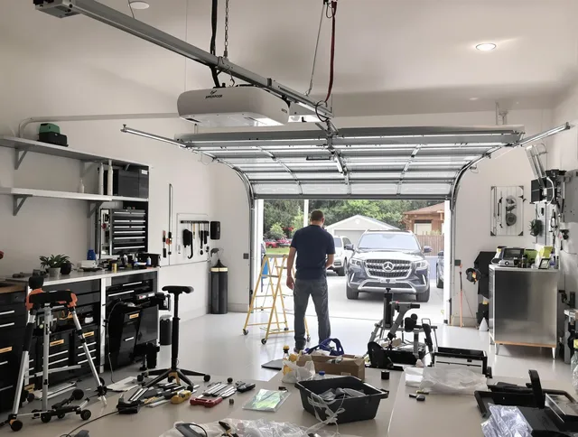 Garage door opener installation by Pembroke Garage Door Repair in Pembroke