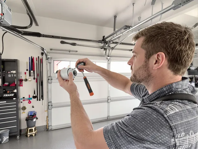 Garage door opener repair service by Pembroke Garage Door Repair in Pembroke
