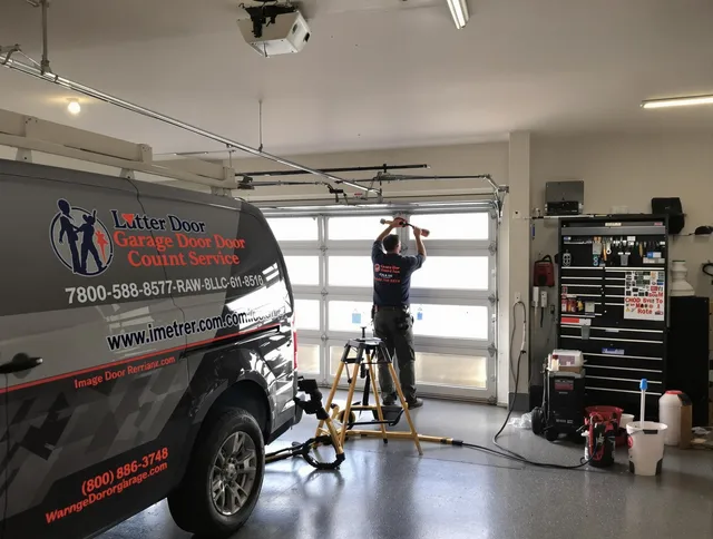 Pembroke Garage Door Repair team performing same-day garage door repair in Pembroke